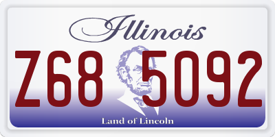 IL license plate Z685092