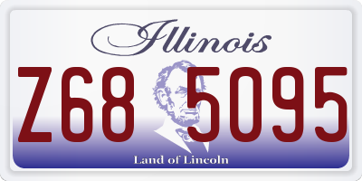 IL license plate Z685095