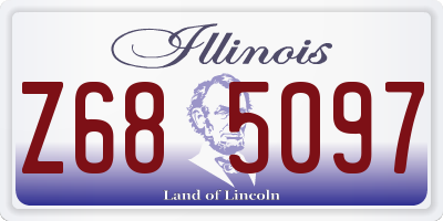 IL license plate Z685097