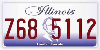 IL license plate Z685112