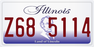 IL license plate Z685114