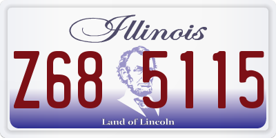 IL license plate Z685115