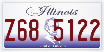 IL license plate Z685122