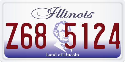 IL license plate Z685124