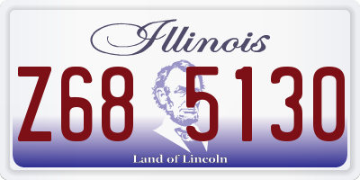 IL license plate Z685130