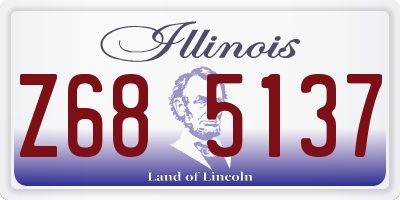 IL license plate Z685137