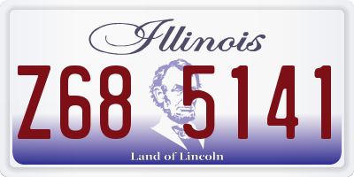 IL license plate Z685141
