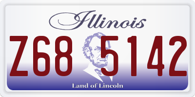 IL license plate Z685142