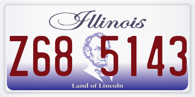 IL license plate Z685143