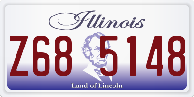 IL license plate Z685148