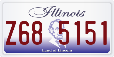 IL license plate Z685151