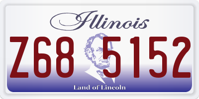 IL license plate Z685152