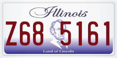 IL license plate Z685161