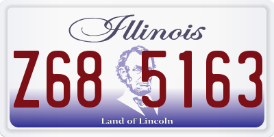 IL license plate Z685163