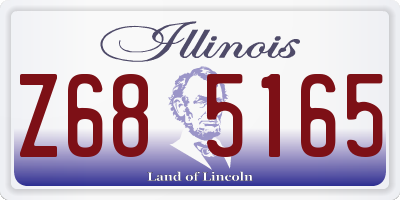 IL license plate Z685165