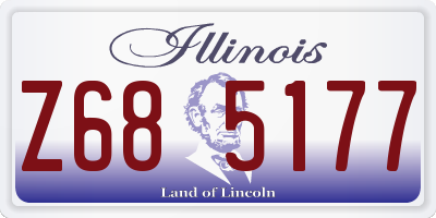 IL license plate Z685177
