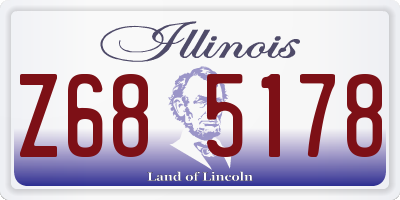 IL license plate Z685178
