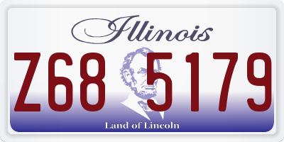 IL license plate Z685179