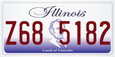 IL license plate Z685182