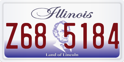IL license plate Z685184