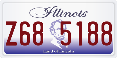 IL license plate Z685188
