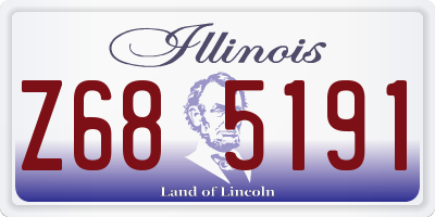 IL license plate Z685191