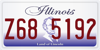 IL license plate Z685192