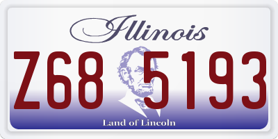 IL license plate Z685193