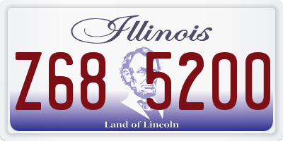 IL license plate Z685200