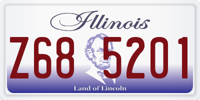 IL license plate Z685201