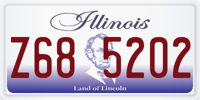 IL license plate Z685202