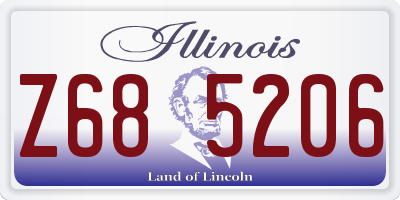 IL license plate Z685206