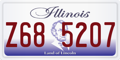IL license plate Z685207