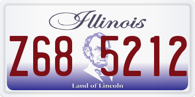 IL license plate Z685212