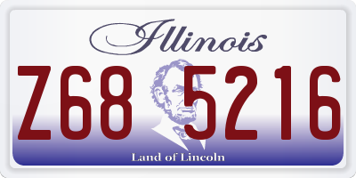 IL license plate Z685216