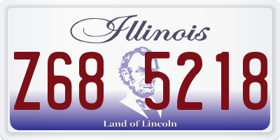 IL license plate Z685218