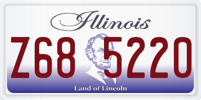 IL license plate Z685220