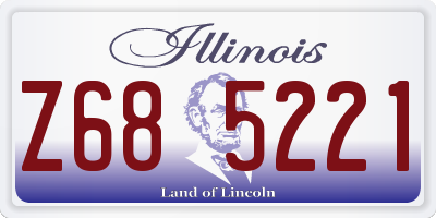 IL license plate Z685221