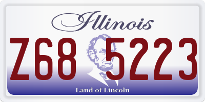 IL license plate Z685223