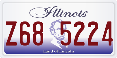 IL license plate Z685224