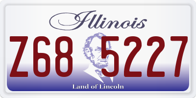 IL license plate Z685227