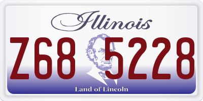 IL license plate Z685228