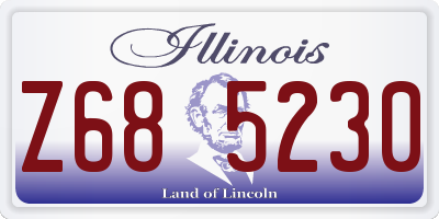 IL license plate Z685230