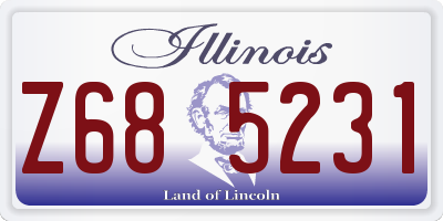 IL license plate Z685231