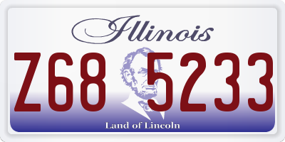IL license plate Z685233