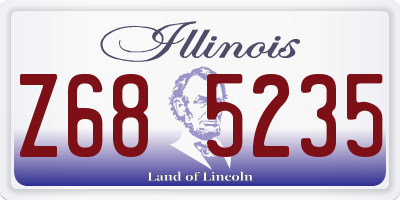 IL license plate Z685235