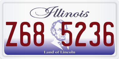 IL license plate Z685236