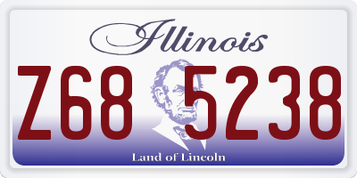 IL license plate Z685238