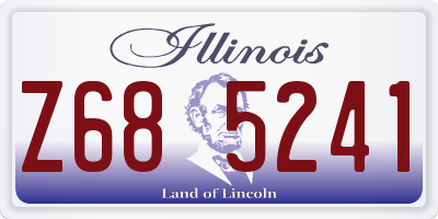 IL license plate Z685241