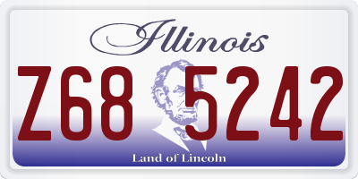 IL license plate Z685242